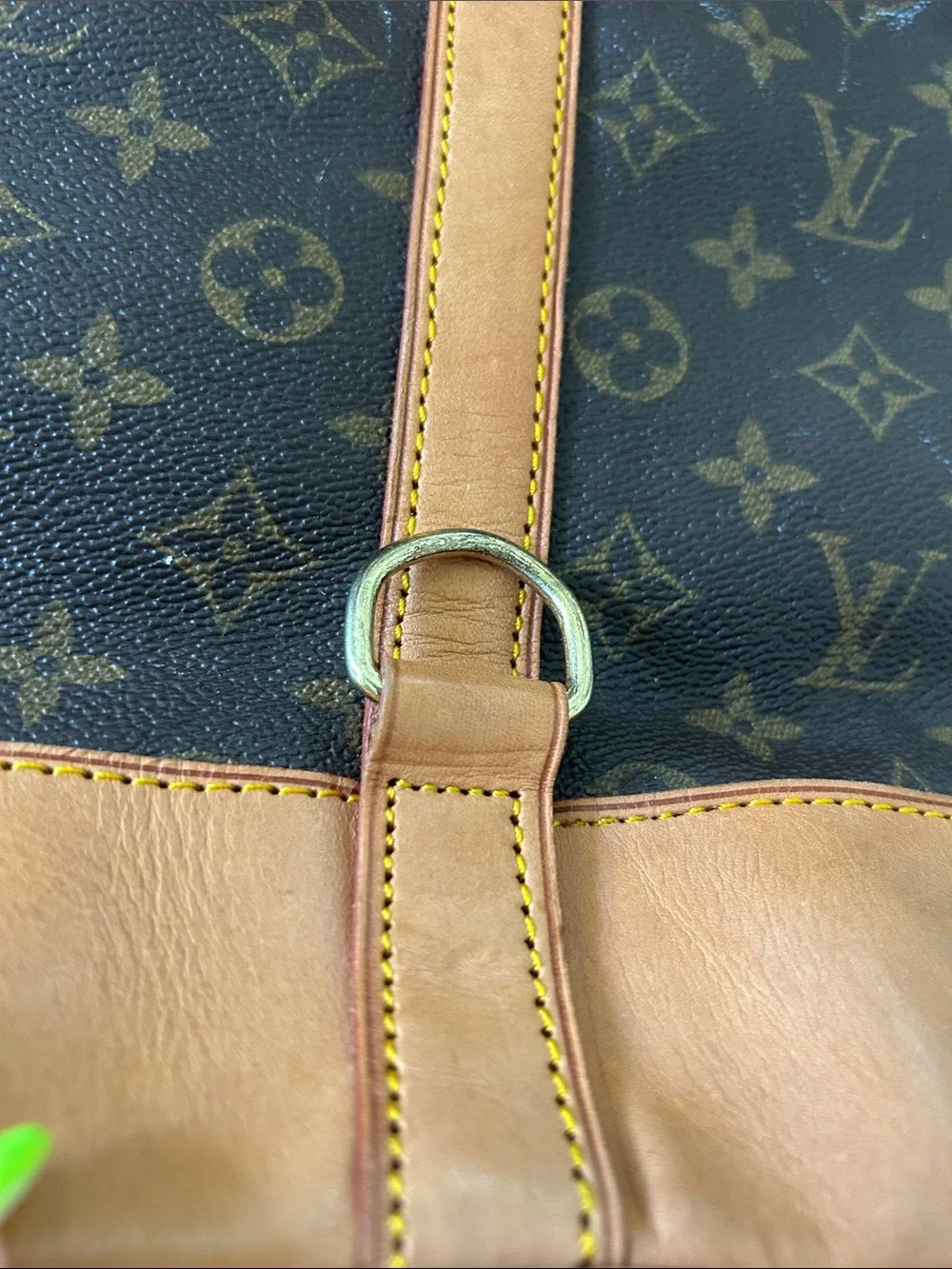 Louis Vuitton VINTAGE Brown Monogram Randonnee Leather Backpack